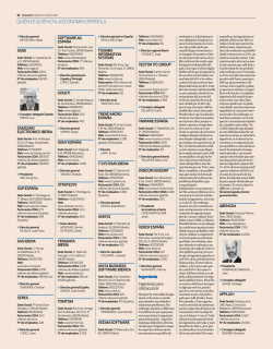 QUIÉN ES QUIÉN EN LA ECONOMÍA ESPAÑOLA