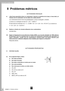 8 Problemas métricos - COLEGIO SAN VICENTE DE PAÚL GIJÓN