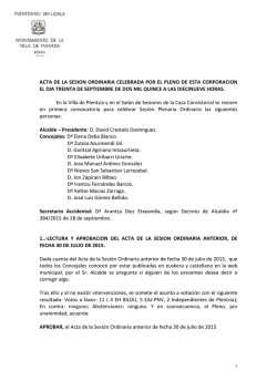 Acta Sesion Ordinaria 30 septiembre 2015