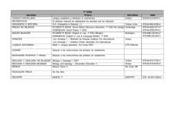 Libros de texto 2015 – 2016