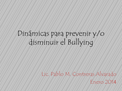 Dinámicas para prevenir el Bullying