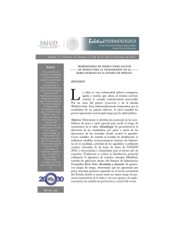 BMENSUAL 17 2015 - Dirección General de Epidemiología