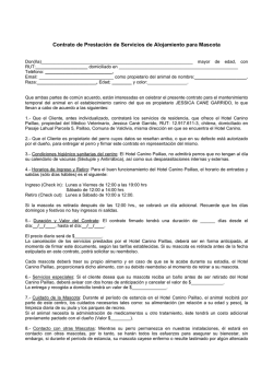 Bajar Contrato aqu&iacute; - Hotel y Veterinaria Paillao