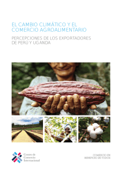 EL CAMBIO CLIMÁTICO Y EL COMERCIO AGROALIMENTARIO