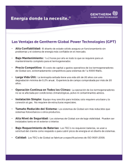 Energía donde la necesite.®
