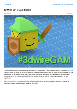 3D Wire 2015 Gamificado