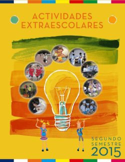 Ver Actividades Extraescolares del Segundo Semestre de 2015