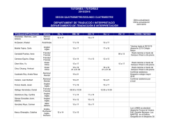 Tutorías - Departamento de Traducción e Interpretación