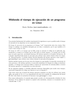 Midiendo el tiempo de ejecución de un programa en Linux