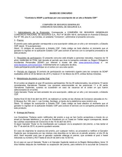 BASES DE CONCURSO - Consorcio Nacional de Seguros