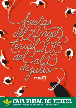 programa de las Fiestas - Ayuntamiento de Teruel