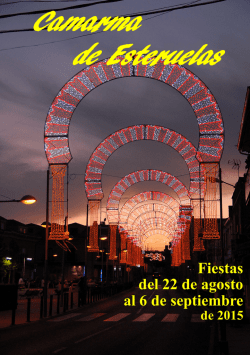 Enlaces a las Fiestas Patronales de Camarma de Esteruelas