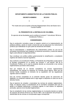 Por el cual se reglamenta la Evaluación del