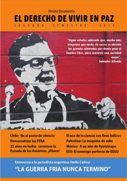 El Derecho de Vivir en Paz • 1