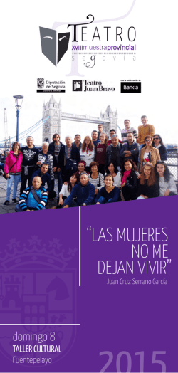 “LAS MUJERES NO ME DEJAN VIVIR”