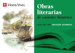 Obras Literarias de carácter histórico Descarga el