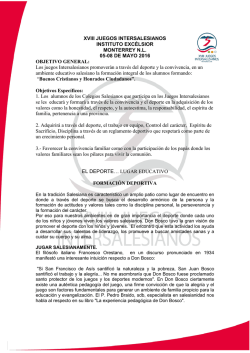 Deporte Salesiano - Instituto Excelsior de Monterrey