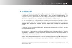 M A N U A L D E L P R O P I E T A R I O Gracias por su