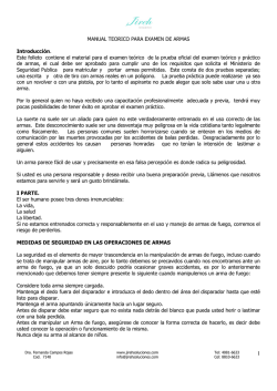 MANUAL TEORICO PARA EXAMEN DE ARMAS