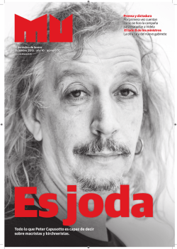 Todo lo que Peter Capusotto es capaz de decir sobre