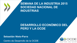 Perú Programa País OCDE - Sociedad Nacional de Industrias