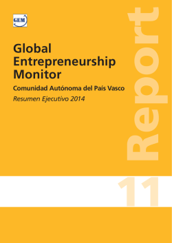 GEM País Vasco 2014