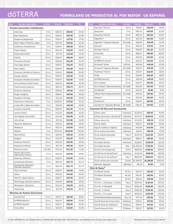 Formulario para Ordenar Productos IPC