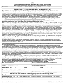 asma formulario de administración de medicamentos