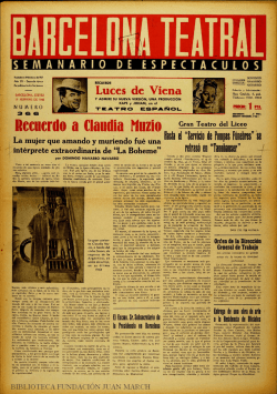 Recuerdo a Claudia Muzio