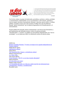 Con Se dice cubano un grupo de intelectuales, periodistas