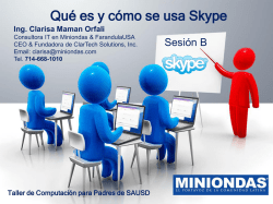 Qué es y cómo se usa Skype