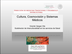 Cultura, Cosmovisión y Sistemas Médicos