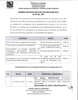 Acta No.01 y 02 de empalme