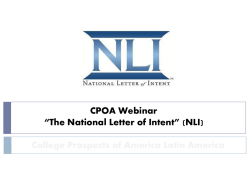 NLI - College Prospects of America