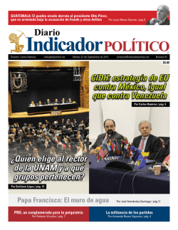 CIDH: estrategia de EU contra México, igual que contra Venezuela