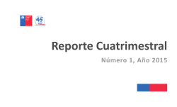 Reporte Cuatrimestral número 1