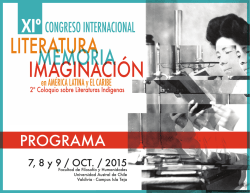 Programa Congreso Literatura CIALC UACh