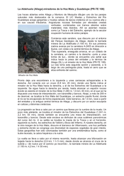 La Aldehuela (Aliaga) - Miradores de la Hoz Mala y Guadalope