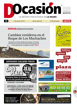 922 48 66 60 Cambios venideros en el Roque de Los Muchachos