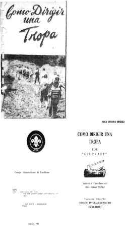Como dirigir una tropa 1