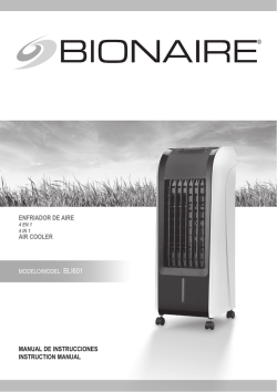 BLI601 - Enfriador de aire Bionarie ® 4 en 1