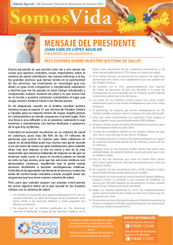 MENSAJE DEL PRESIDENTE