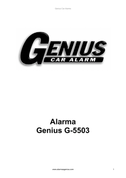 Alarma Genius OEM G5503 - Alarmas para vehiculos
