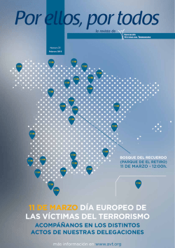 Revista Por ellos, por todos - Asociación Víctimas del Terrorismo