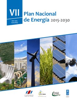 VII Plan Nacional de Energ&iacute;a 2015-2030