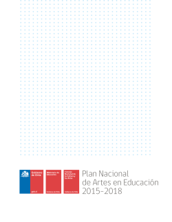 Plan Nacional de Artes en Educación 2015-2018