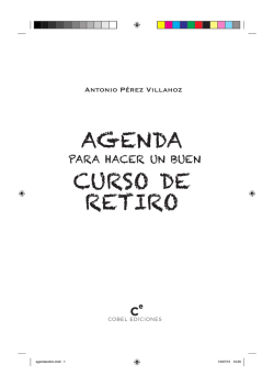 CURSO DE RETIRO AGENDA