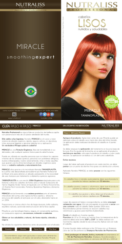 MIRACLE - Nutraliss Profesional Chile