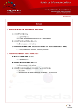 Boletín Jurídico Diciembre 2015