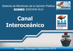 Canal Interoceánico - Asamblea Nacional de Nicaragua
